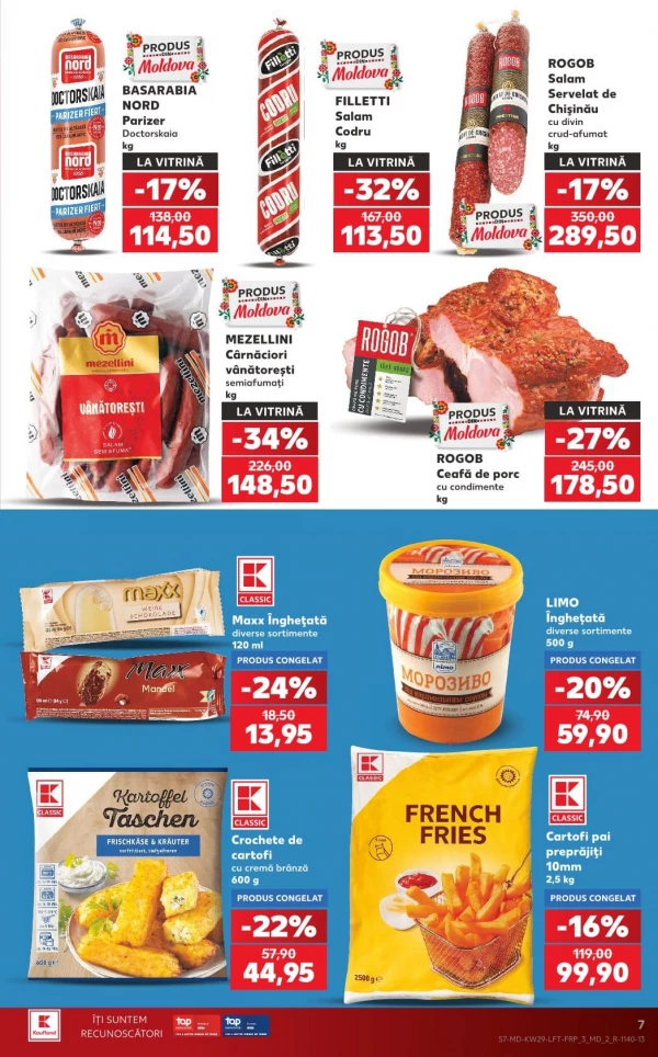 Catalog Kaufland - Catalogul cu reduceri, pagina 7: reduceri și oferte 16 - 22 iulie 2026