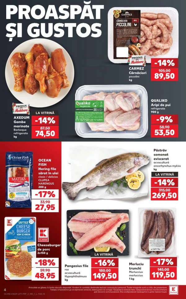 Catalog Kaufland - Catalogul cu reduceri, pagina 4: reduceri și oferte 16 - 22 iulie 2026