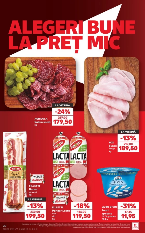 Catalog Kaufland - Catalogul cu reduceri, pagina 20: reduceri și oferte 16 - 22 iulie 2026