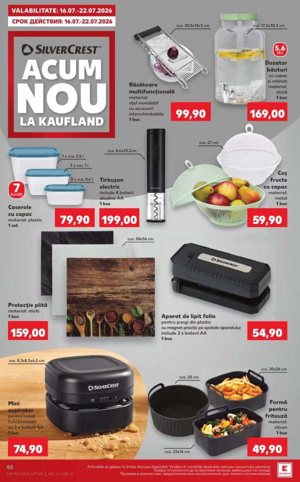 Catalog Kaufland - Catalogul cu reduceri, pagina 40: reduceri și oferte 16 - 22 iulie 2026