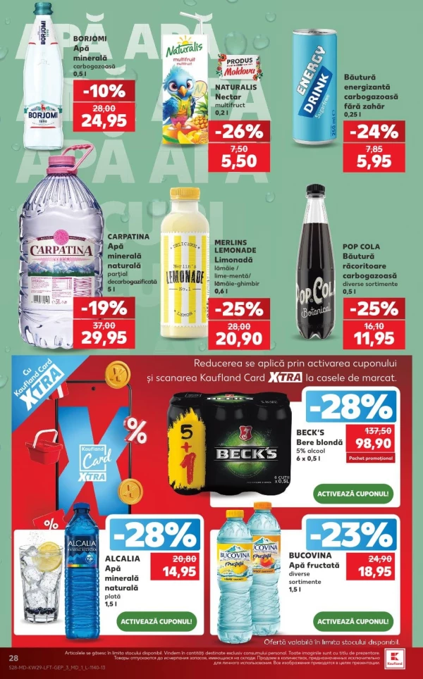 Catalog Kaufland - Catalogul cu reduceri, pagina 28: reduceri și oferte 16 - 22 iulie 2026