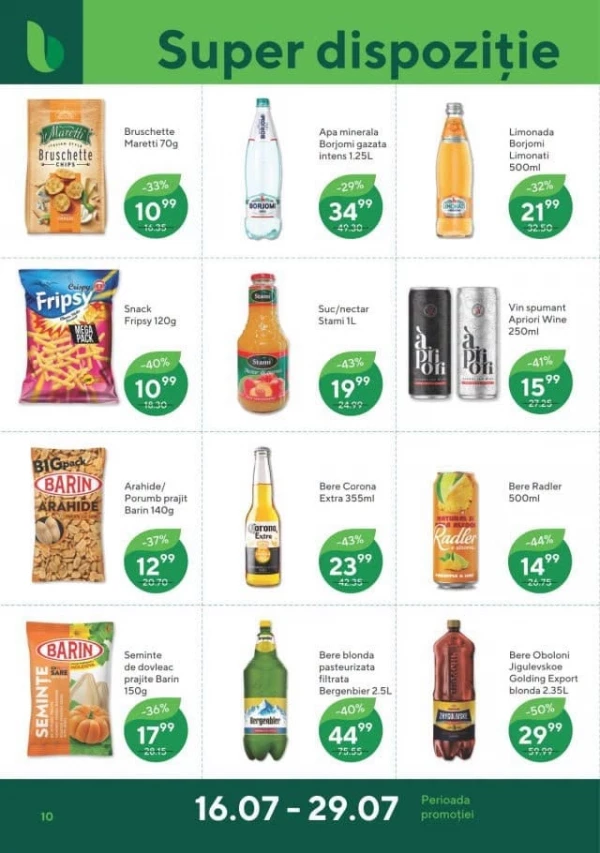 Catalog Bonus - Catalogul cu reduceri, pagina 10: reduceri și oferte 16 - 29 iulie 2026