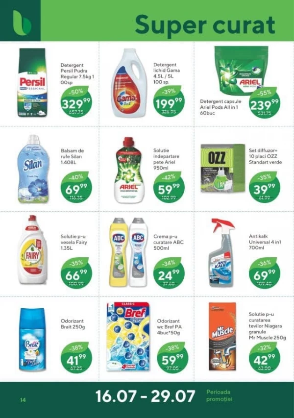 Catalog Bonus - Catalogul cu reduceri, pagina 14: reduceri și oferte 16 - 29 iulie 2026