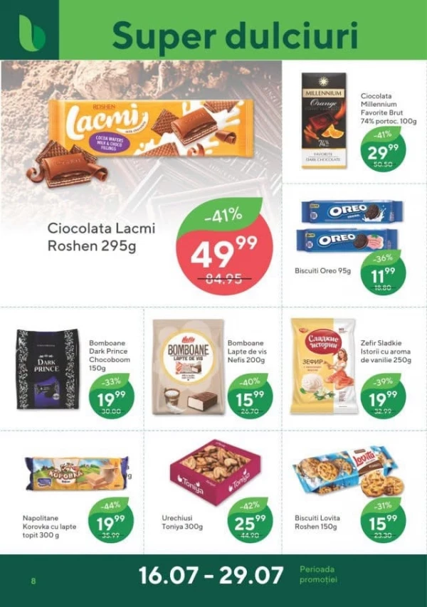 Catalog Bonus - Catalogul cu reduceri, pagina 8: reduceri și oferte 16 - 29 iulie 2026