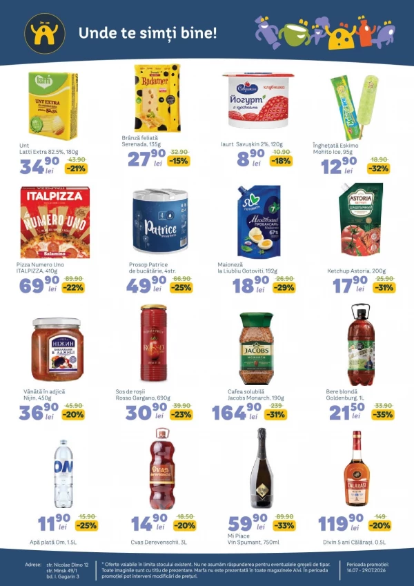 Catalog Alvi Market - Catalogul cu reduceri, pagina 2: reduceri și oferte 16 - 29 iulie 2026