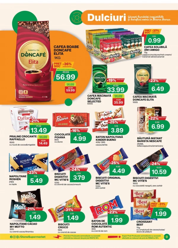 Catalog Diana - Catalogul cu reduceri, pagina 9: reduceri și oferte 16 - 31 iulie 2026