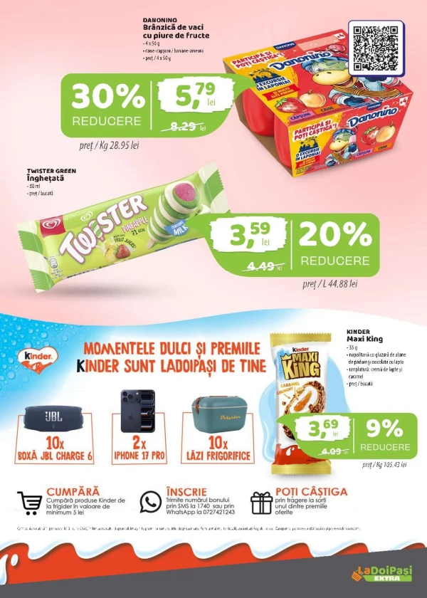 Catalog La Doi Pași - Catalogul cu reduceri Extra, pagina 3: reduceri și oferte 16 - 31 iulie 2026