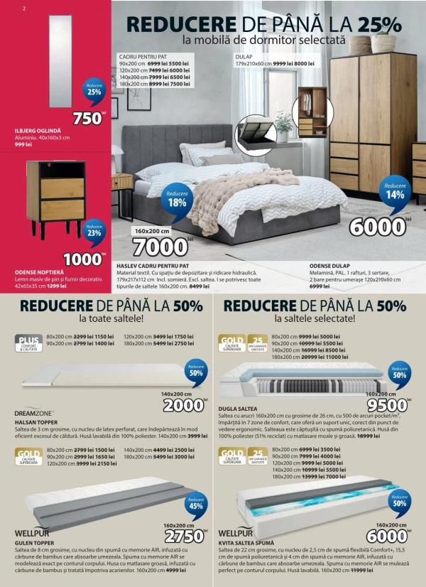 Catalog Jysk - Catalogul cu reduceri, pagina 2: reduceri și oferte 16 - 24 iulie 2026