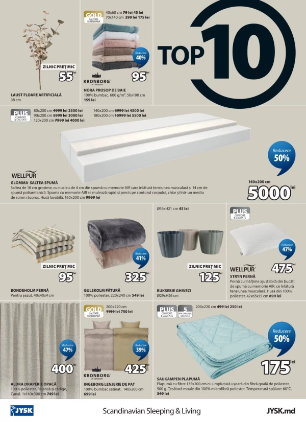 Catalog Jysk - Catalogul cu reduceri, pagina 4: reduceri și oferte 16 - 24 iulie 2026