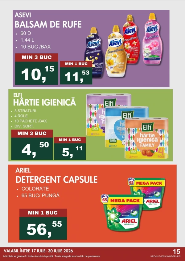 Catalog Kredianis - Catalogul cu reduceri, pagina 15: reduceri și oferte 17 - 30 iulie 2026