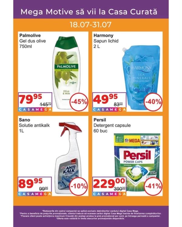 Catalog Casa Mega - Catalogul cu reduceri, pagina 2: reduceri și oferte 18 iulie - 07 august 2026