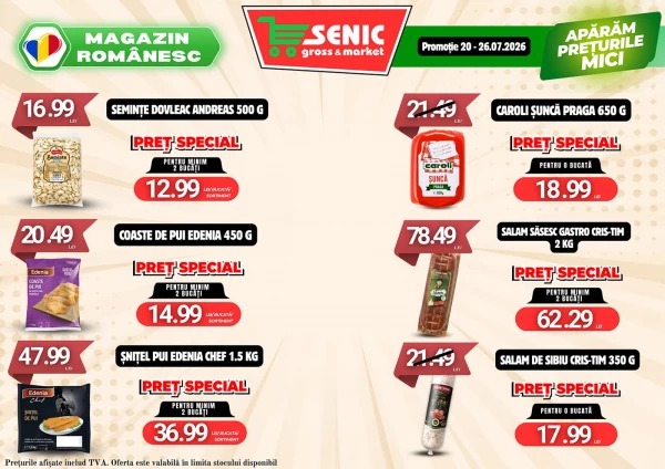 Catalog Senic - Catalogul cu reduceri, pagina 3: reduceri și oferte 20 - 26 iulie 2026