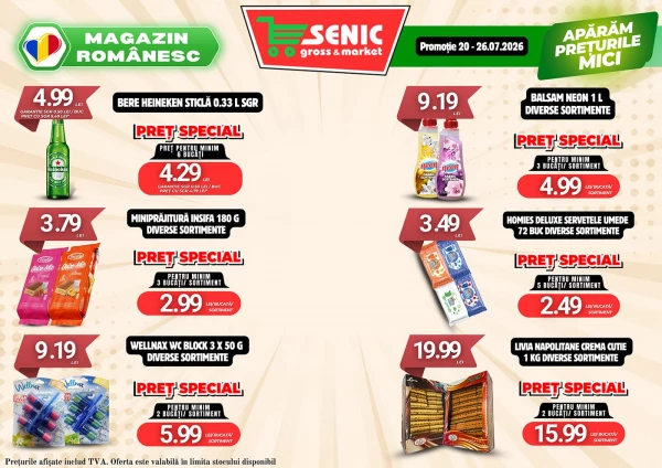 Catalog Senic - Catalogul cu reduceri, pagina 2: reduceri și oferte 20 - 26 iulie 2026