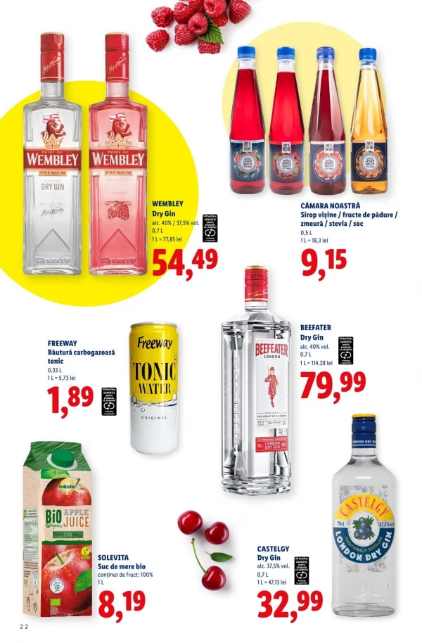 Catalog Lidl - Catalog de cocktailuri, pagina 22: reduceri și oferte 13 iulie - 13 septembrie 2026