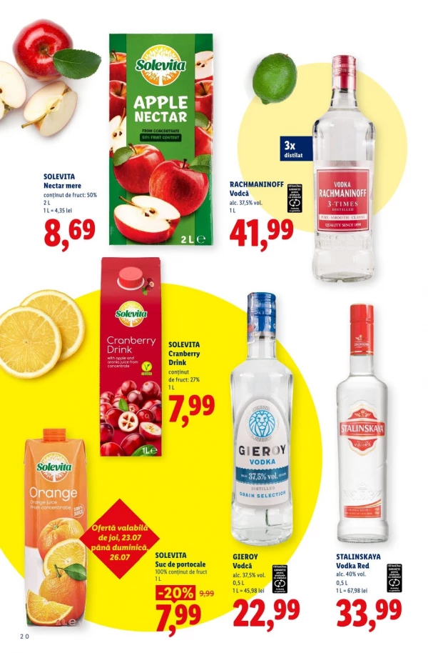 Catalog Lidl - Catalog de cocktailuri, pagina 20: reduceri și oferte 13 iulie - 13 septembrie 2026