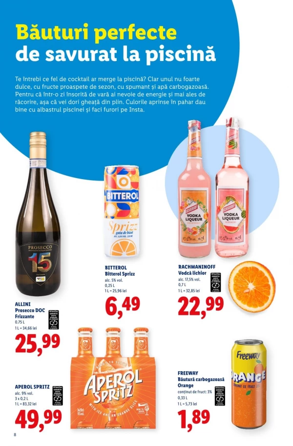 Catalog Lidl - Catalog de cocktailuri, pagina 8: reduceri și oferte 13 iulie - 13 septembrie 2026