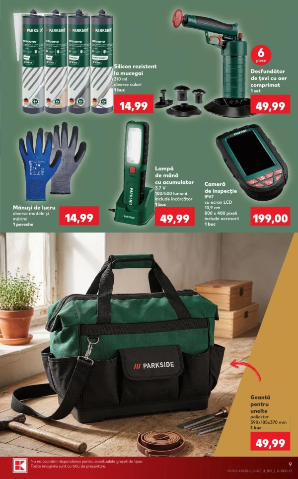 Catalog Kaufland - Catalogul cu reduceri NonFood, pagina 9: reduceri și oferte 22 - 28 iulie 2026