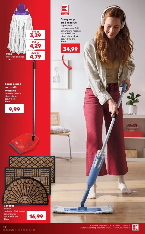 Catalog Kaufland - Catalogul cu reduceri NonFood, pagina 14: reduceri și oferte 22 - 28 iulie 2026