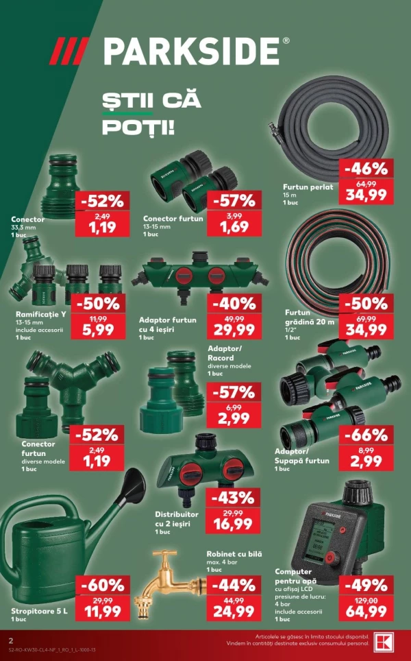 Catalog Kaufland - Catalogul cu reduceri NonFood, pagina 2: reduceri și oferte 22 - 28 iulie 2026