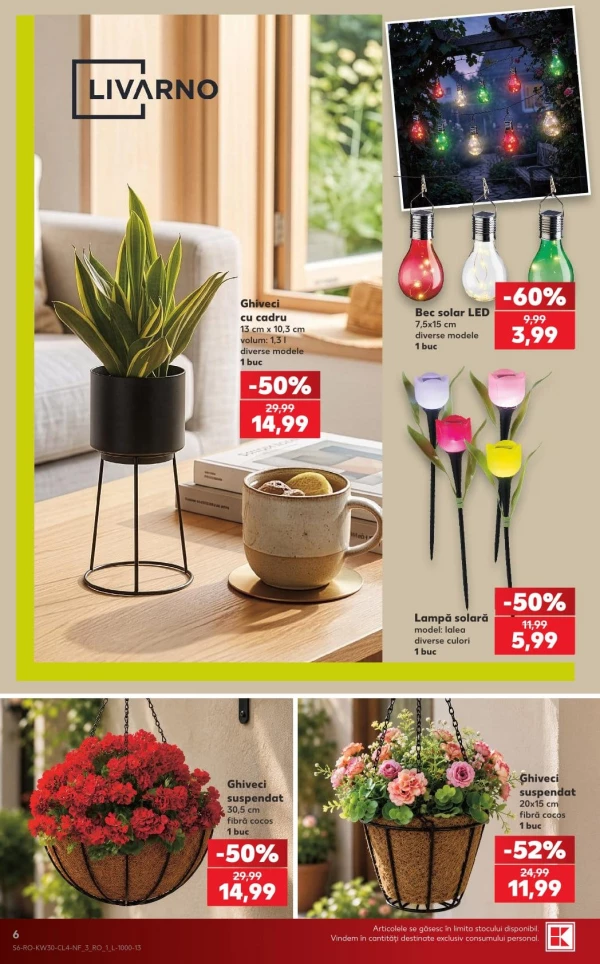 Catalog Kaufland - Catalogul cu reduceri NonFood, pagina 6: reduceri și oferte 22 - 28 iulie 2026