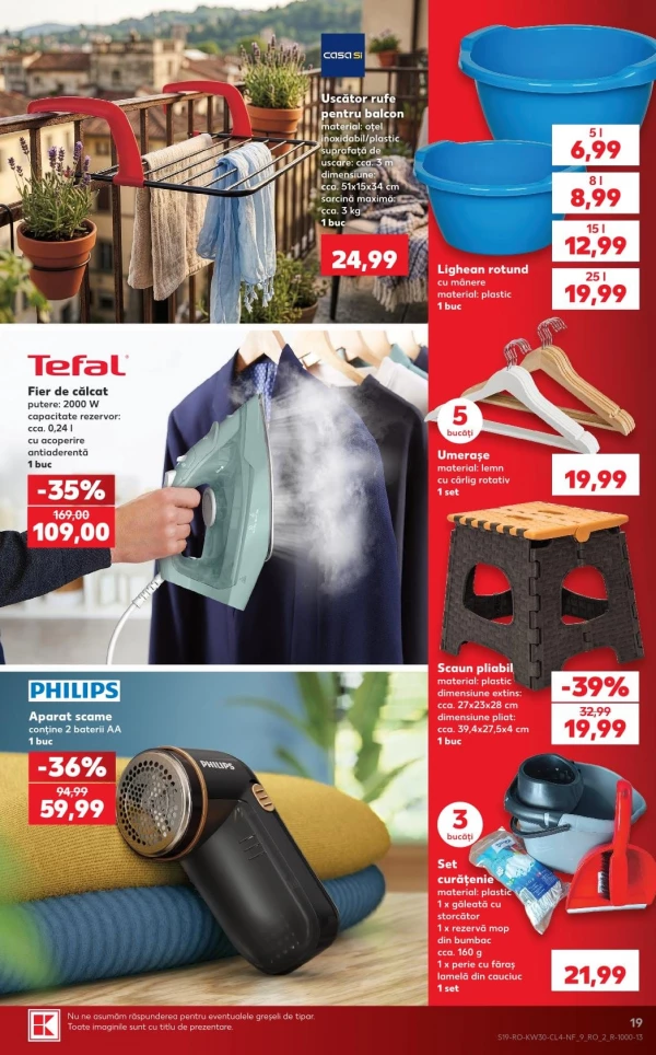 Catalog Kaufland - Catalogul cu reduceri NonFood, pagina 19: reduceri și oferte 22 - 28 iulie 2026