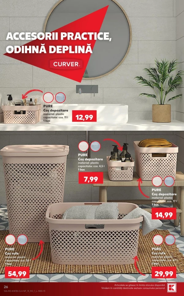 Catalog Kaufland - Catalogul cu reduceri NonFood, pagina 26: reduceri și oferte 22 - 28 iulie 2026