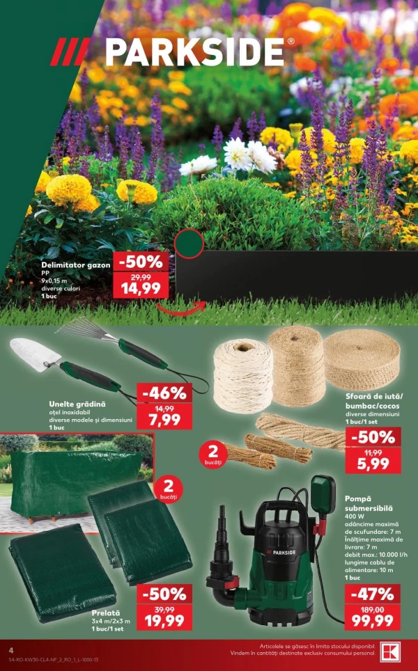 Catalog Kaufland - Catalogul cu reduceri NonFood, pagina 4: reduceri și oferte 22 - 28 iulie 2026
