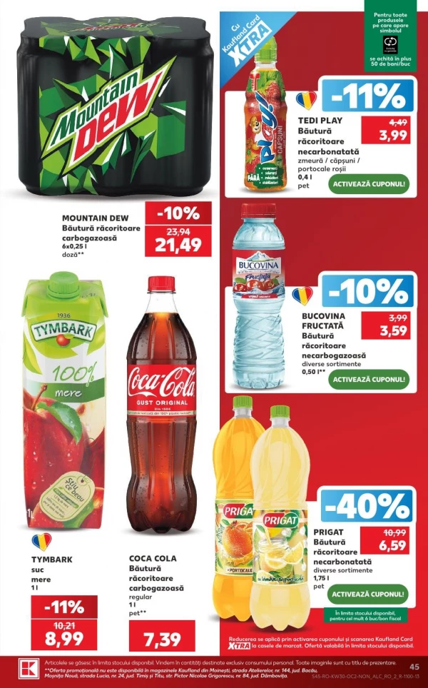 Catalog Kaufland - Catalogul cu reduceri, pagina 45: reduceri și oferte 22 - 28 iulie 2026