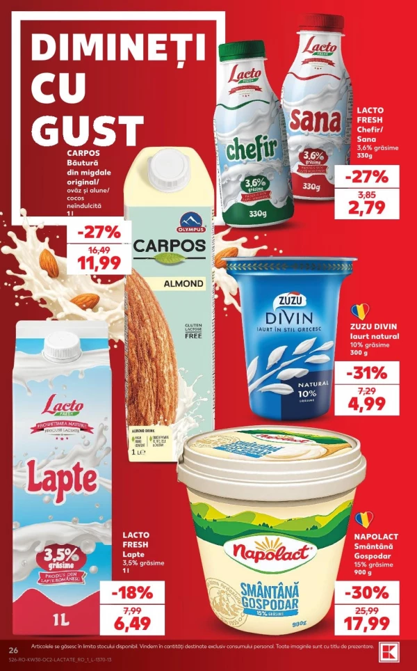 Catalog Kaufland - Catalogul cu reduceri, pagina 26: reduceri și oferte 22 - 28 iulie 2026