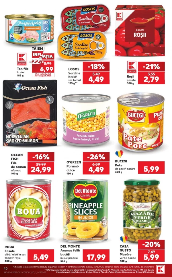 Catalog Kaufland - Catalogul cu reduceri, pagina 40: reduceri și oferte 22 - 28 iulie 2026