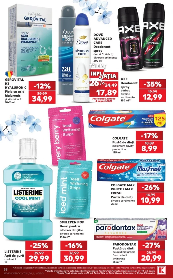 Catalog Kaufland - Catalogul cu reduceri, pagina 58: reduceri și oferte 22 - 28 iulie 2026