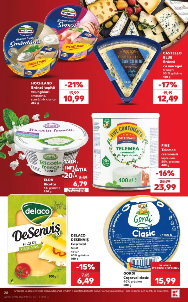 Catalog Kaufland - Catalogul cu reduceri, pagina 28: reduceri și oferte 22 - 28 iulie 2026