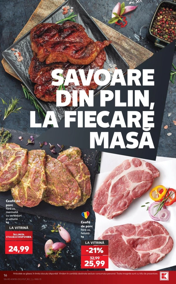 Catalog Kaufland - Catalogul cu reduceri, pagina 16: reduceri și oferte 22 - 28 iulie 2026