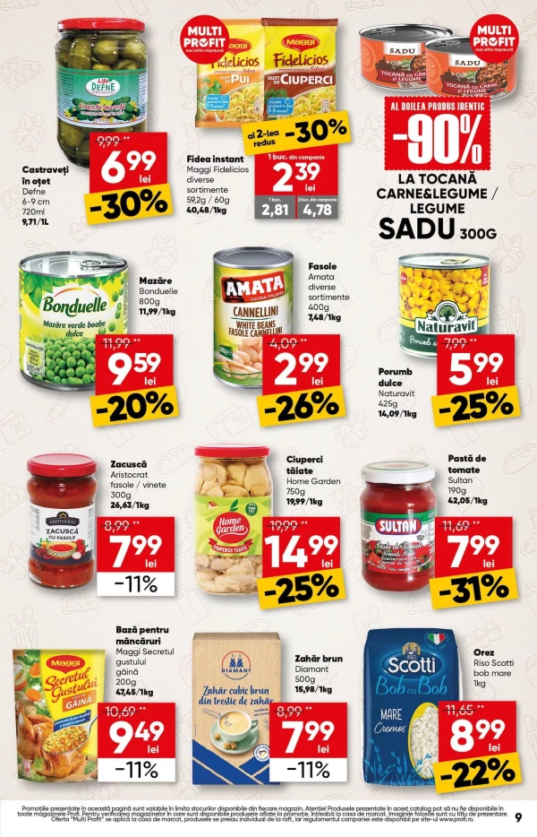 Catalog Profi - Catalogul cu reduceri, pagina 9: reduceri și oferte 22 - 28 iulie 2026