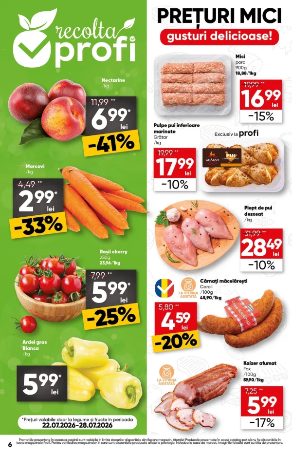 Catalog Profi - Catalogul cu reduceri, pagina 6: reduceri și oferte 22 - 28 iulie 2026