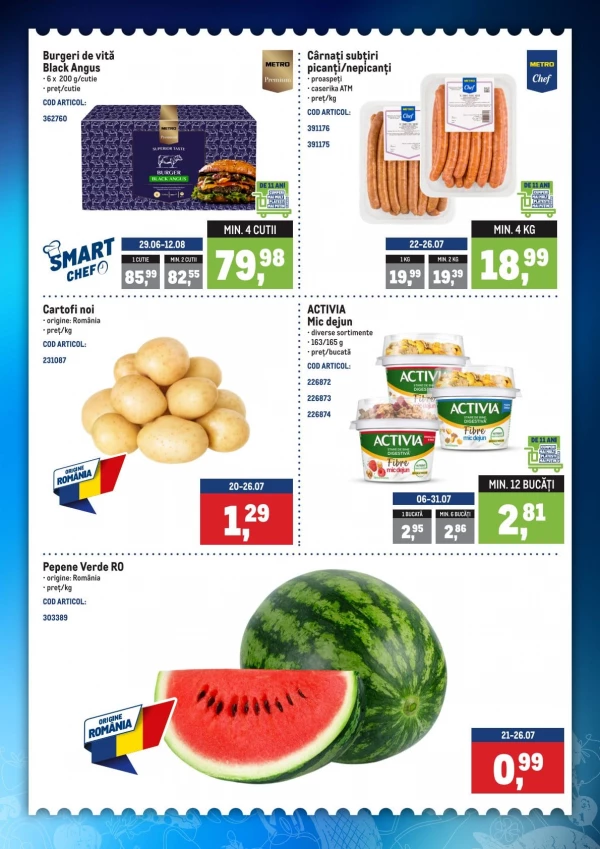 Catalog Metro - Catalogul cu reduceri, pagina 2: reduceri și oferte 20 - 26 iulie 2026