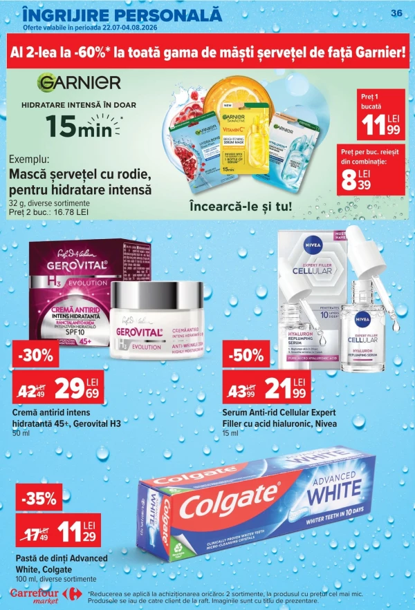 Catalog Carrefour - Catalogul cu reduceri, pagina 36: reduceri și oferte 22 - 28 iulie 2026
