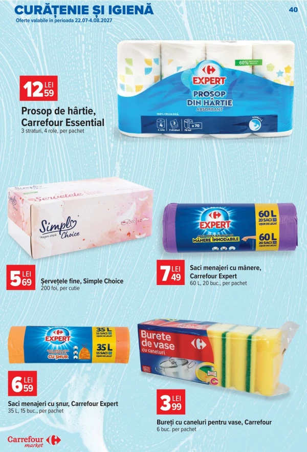 Catalog Carrefour - Catalogul cu reduceri, pagina 40: reduceri și oferte 22 - 28 iulie 2026