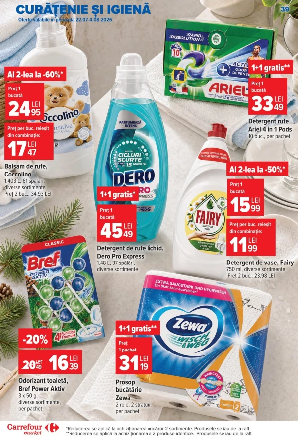 Catalog Carrefour - Catalogul cu reduceri, pagina 39: reduceri și oferte 22 - 28 iulie 2026