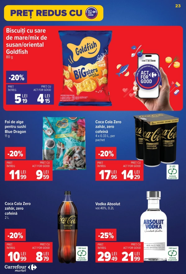 Catalog Carrefour - Catalogul cu reduceri, pagina 23: reduceri și oferte 22 - 28 iulie 2026
