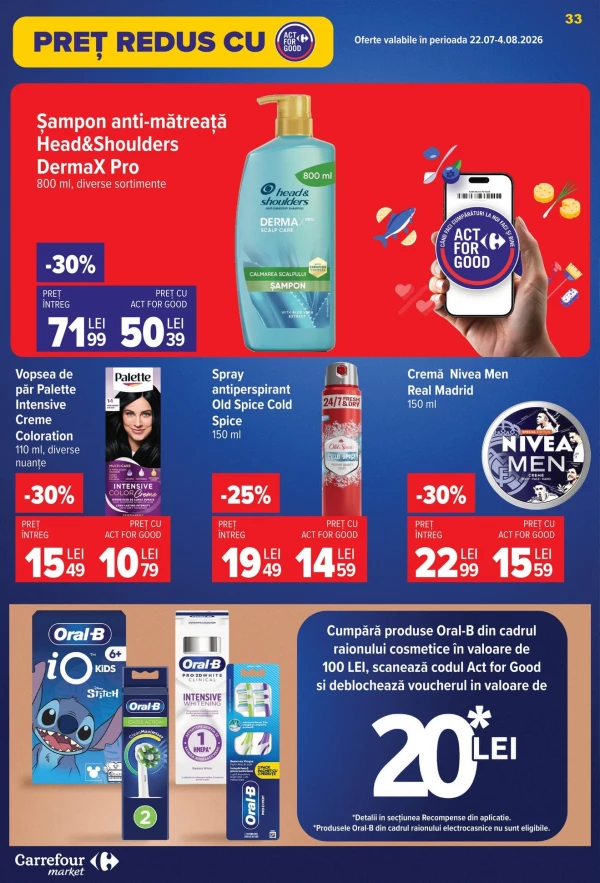 Catalog Carrefour - Catalogul cu reduceri, pagina 33: reduceri și oferte 22 - 28 iulie 2026
