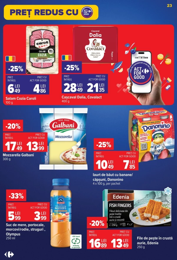 Catalog Carrefour - Carrefour Market, pagina 23: reduceri și oferte 22 - 28 iulie 2026