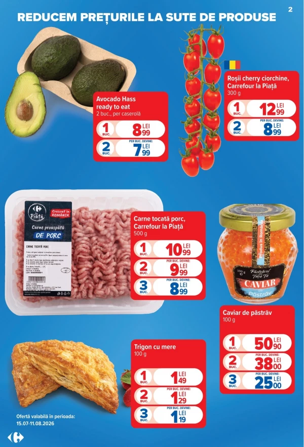 Catalog Carrefour - Carrefour Market, pagina 2: reduceri și oferte 22 - 28 iulie 2026