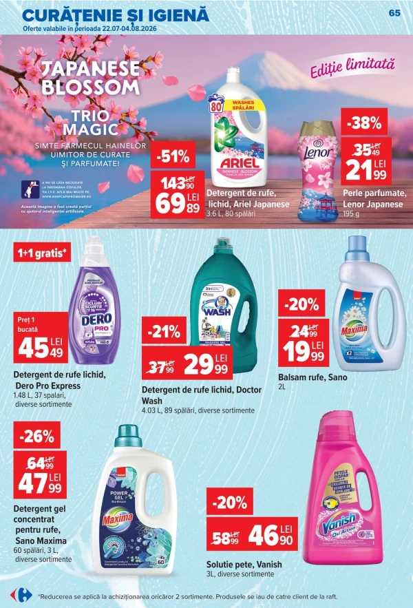 Catalog Carrefour - Carrefour Market, pagina 65: reduceri și oferte 22 - 28 iulie 2026