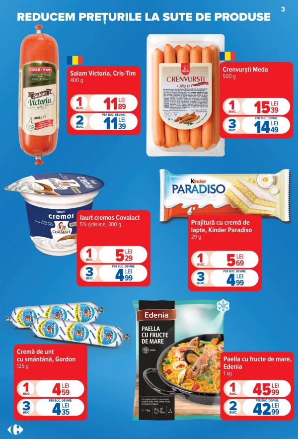 Catalog Carrefour - Carrefour Market, pagina 3: reduceri și oferte 22 - 28 iulie 2026