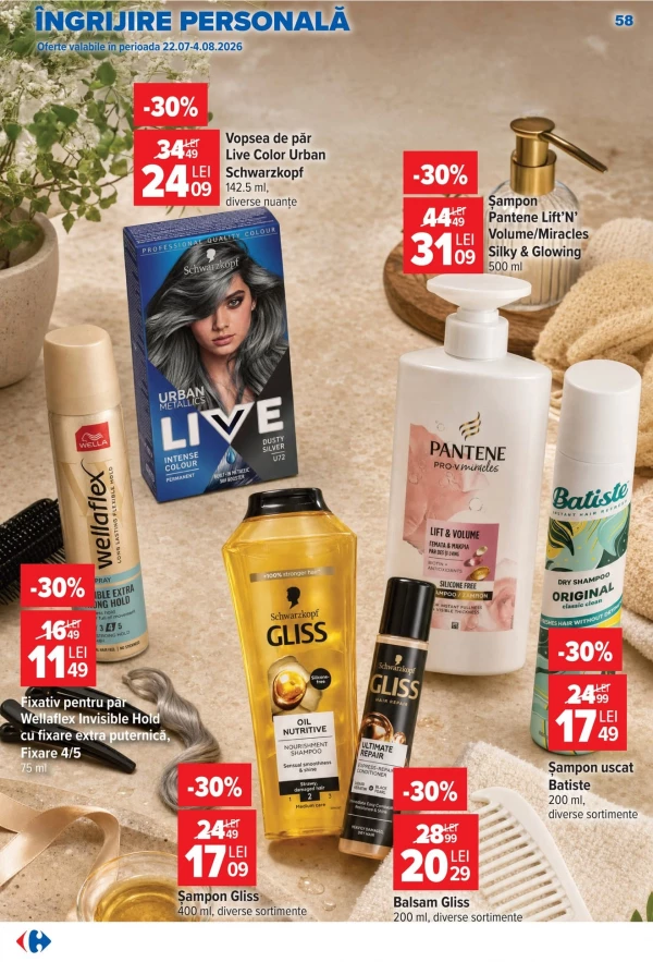 Catalog Carrefour - Carrefour Market, pagina 58: reduceri și oferte 22 - 28 iulie 2026