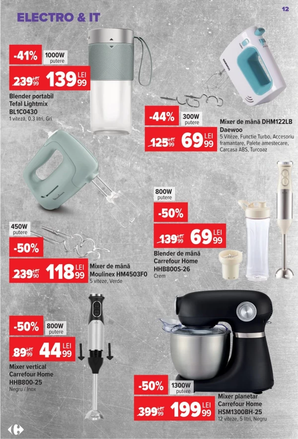 Catalog Carrefour - Catalogul cu reduceri NonFood, pagina 12: reduceri și oferte 22 iulie - 04 august 2026