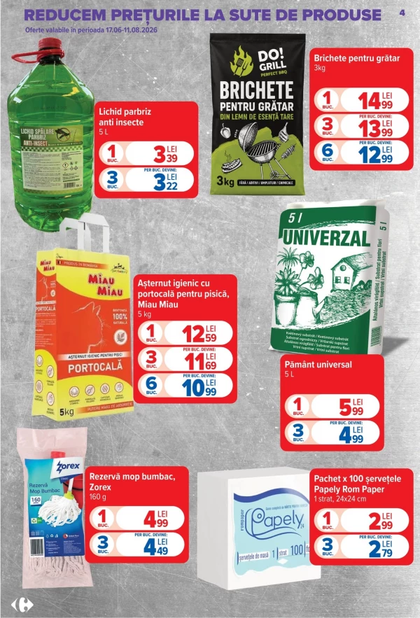 Catalog Carrefour - Catalogul cu reduceri NonFood, pagina 4: reduceri și oferte 22 iulie - 04 august 2026