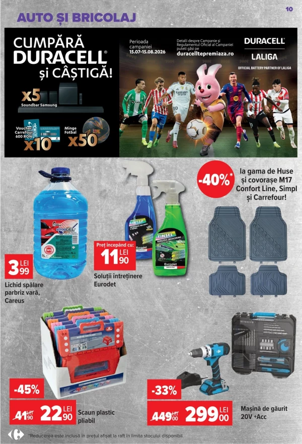 Catalog Carrefour - Catalogul cu reduceri NonFood, pagina 10: reduceri și oferte 22 iulie - 04 august 2026