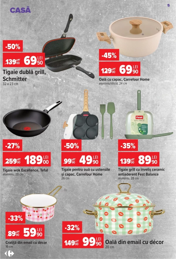 Catalog Carrefour - Catalogul cu reduceri NonFood, pagina 5: reduceri și oferte 22 iulie - 04 august 2026